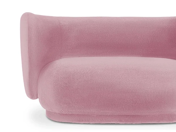 Диван Lucca 2-х местный черный, фиолетовый — изображение 4