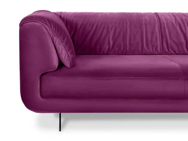 Диван Marsala черный, фиолетовый — изображение 4