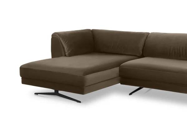 Диван Marsala угловой левый коричневый — изображение 5