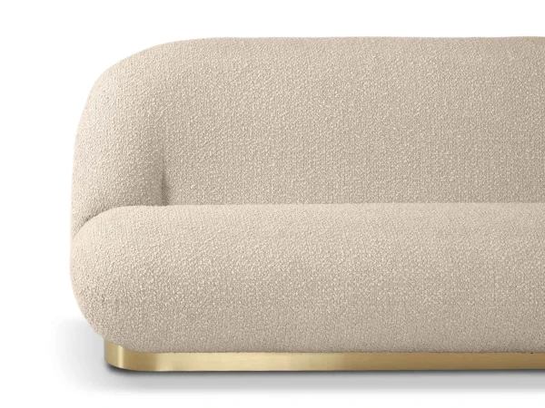 Диван Pacha бежевый, золотистый — изображение 4