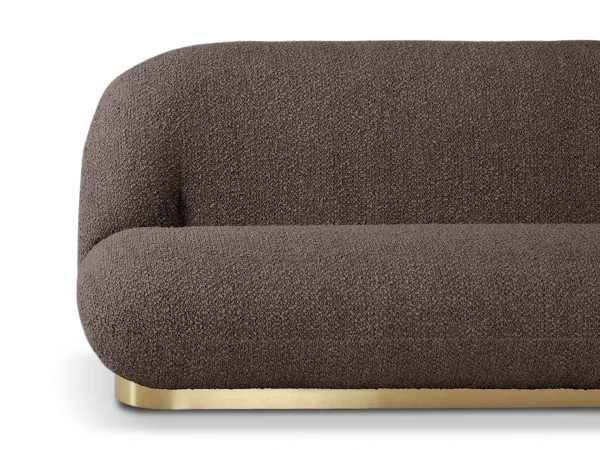 Диван Pacha коричневый, золотистый — изображение 4