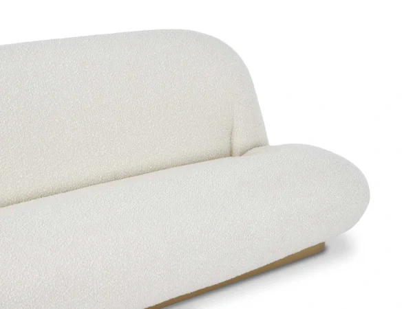 Диван Pacha белый, золотистый — изображение 5