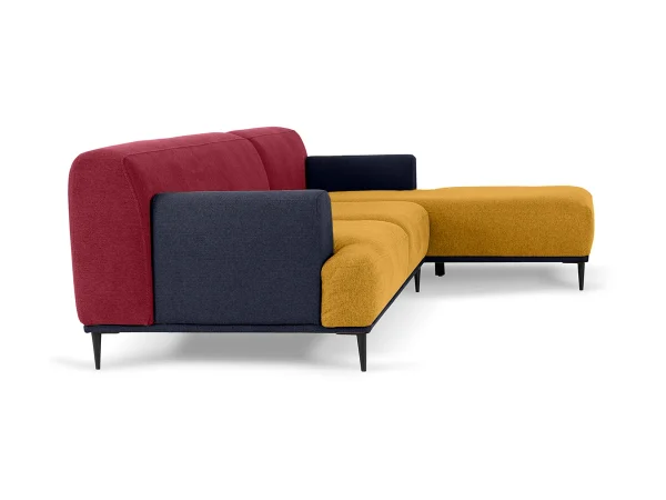 Диван Portofino Wave желтый, красный — изображение 3