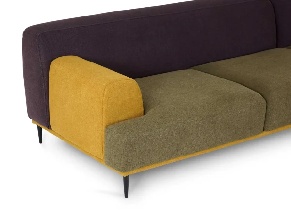 Диван Portofino Wave коричневый, фиолетовый — изображение 5