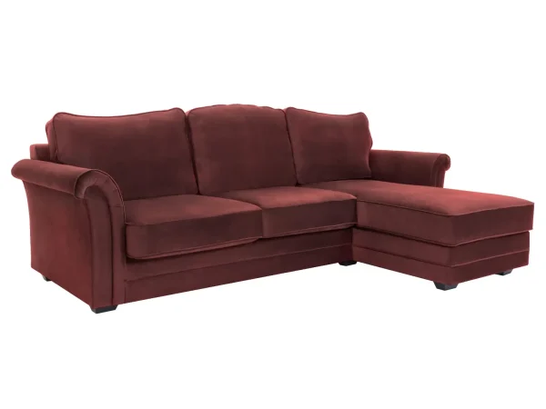 Диван Sydney угловой правый красный — изображение 2