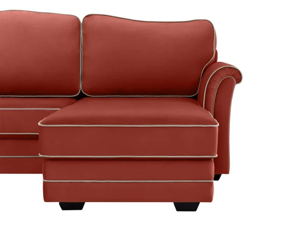 Диван Sydney угловой правый красный — изображение 5