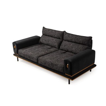 Диван Тесла чёрный