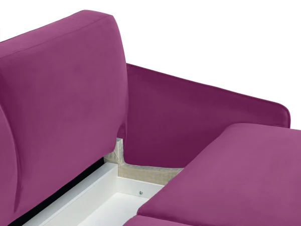Диван Toronto черный, фиолетовый — изображение 4