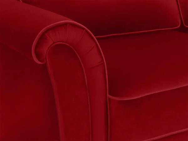 Диван трехместный Sydney красный — изображение 3