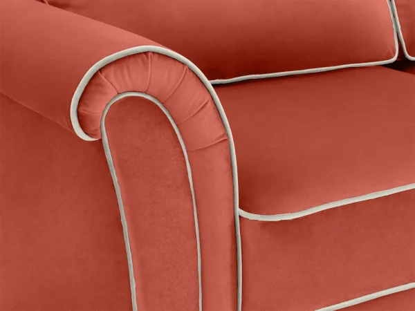 Диван трехместный Sydney розовый — изображение 3