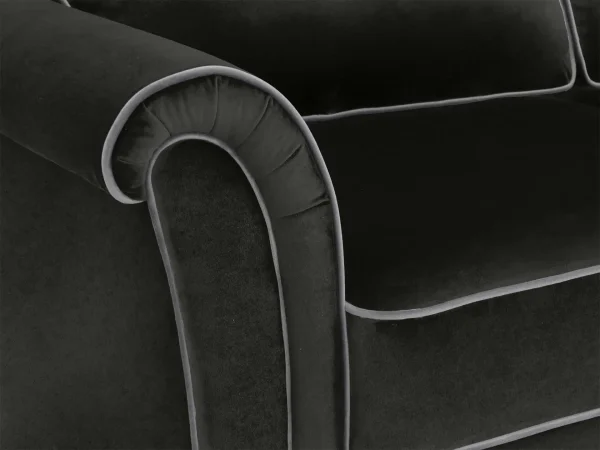 Диван трехместный Sydney черный — изображение 3