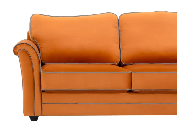 Диван трехместный Sydney оранжевый — изображение 4