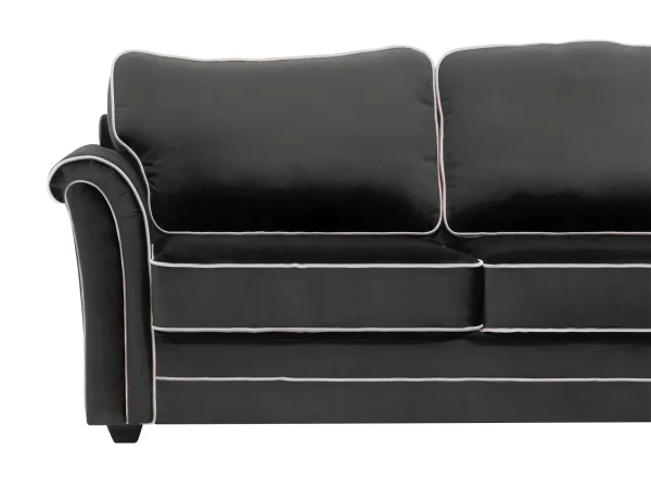 Диван трехместный Sydney черный — изображение 4