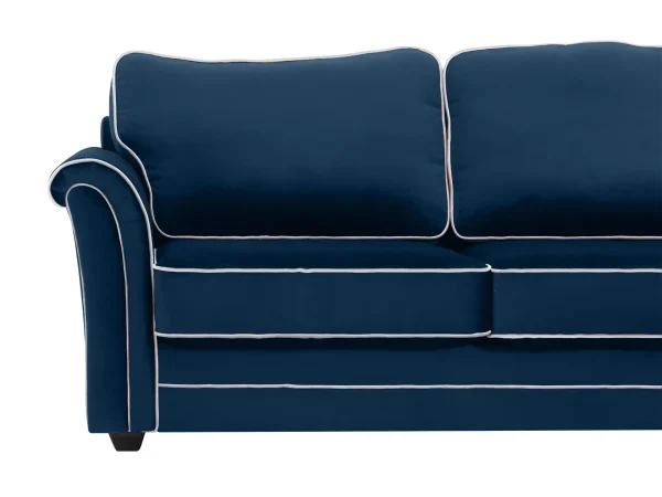 Диван трехместный Sydney синий, белый — изображение 4