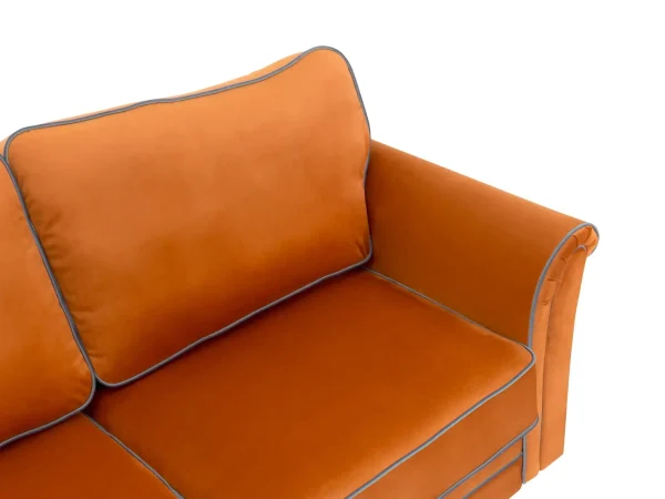 Диван трехместный Sydney оранжевый — изображение 5