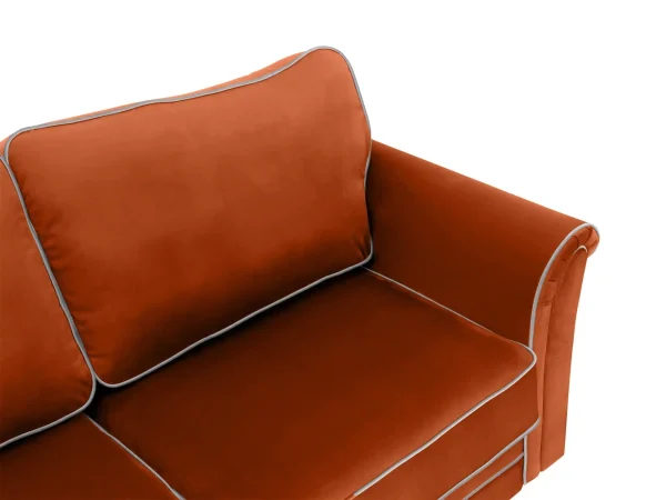 Диван трехместный Sydney оранжевый — изображение 5