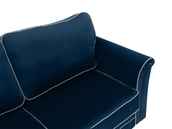 Диван трехместный Sydney синий, белый — изображение 5