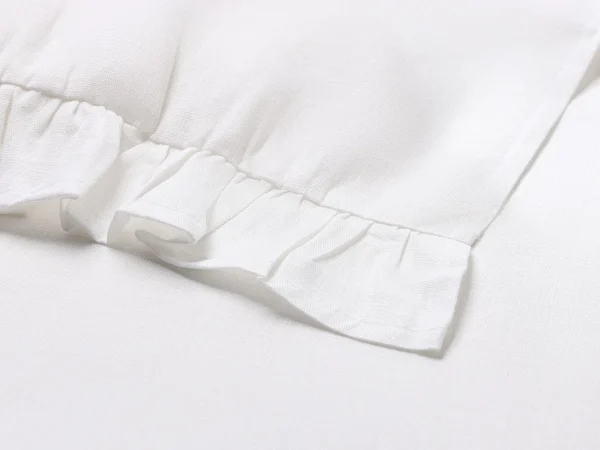 Дорожка на стол льняная Ivory 40х150 см белый — изображение 3