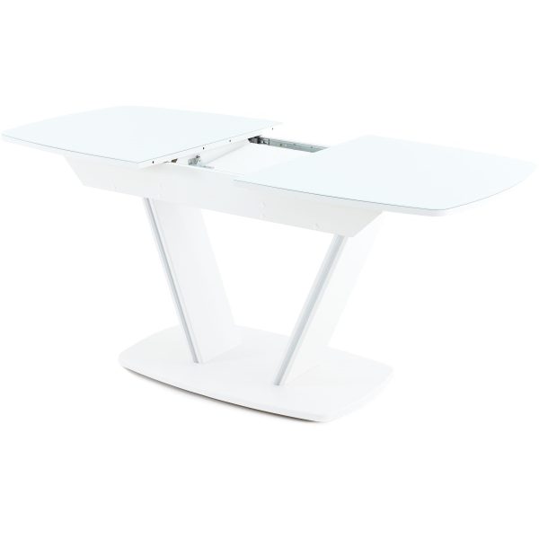 Стол «Дрезден» 130x80 стекло, белый — изображение 3