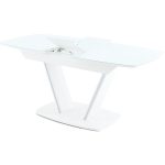 Стол «Дрезден» 130x80 стекло, белый — изображение 4