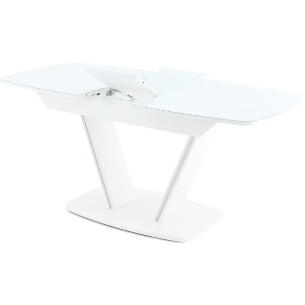 Стол «Дрезден» 130x80 стекло, белый — изображение 4