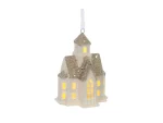 Елочное украшение Домик с подсветкой