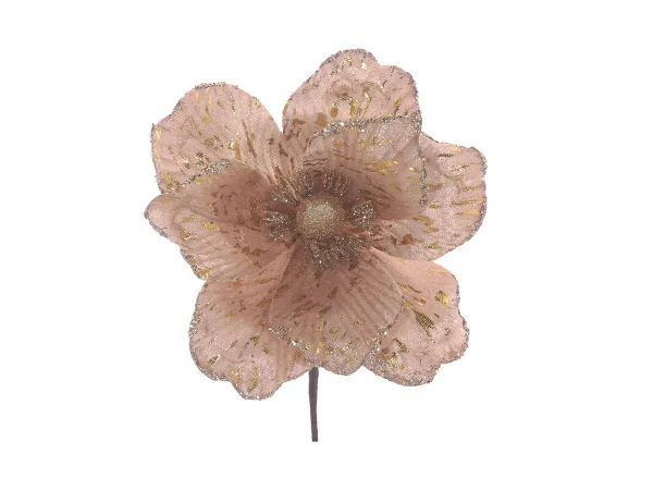 Елочное украшение Магнолия 22  см