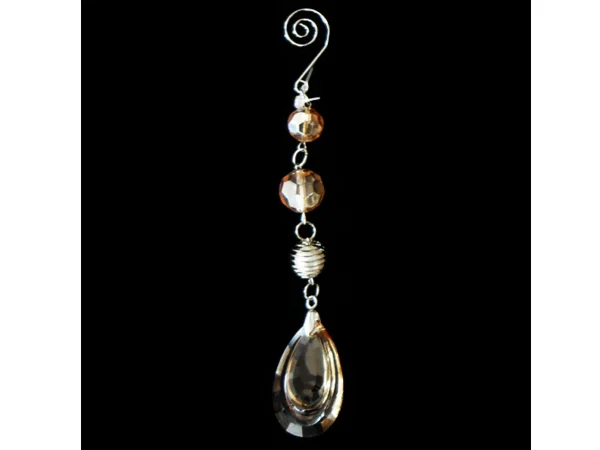 Елочное украшение Подвеска золотистый — изображение 2