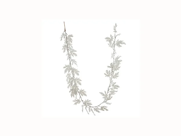 Гирлянда декоративная Заснеженные Листья