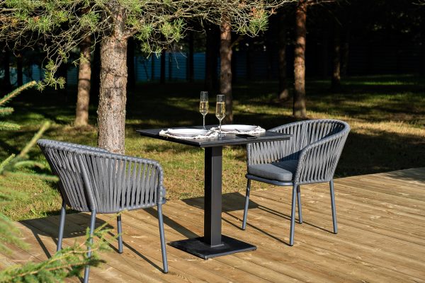 "Каффе" обеденная группа на 2 персоны, цвет "серый гранит" — изображение 4