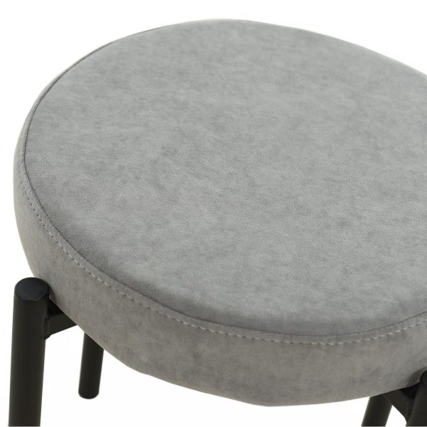 Табурет «Кампо», велюр Вивальди 07, каркас черный — изображение 4