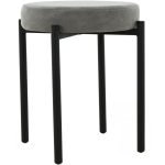 Табурет «Кампо», велюр Вивальди 07, каркас черный — изображение 2