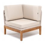 "Канны" угловой модуль плетеный из роупа