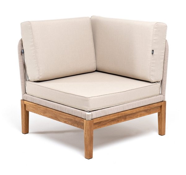 "Канны" угловой модуль плетеный из роупа