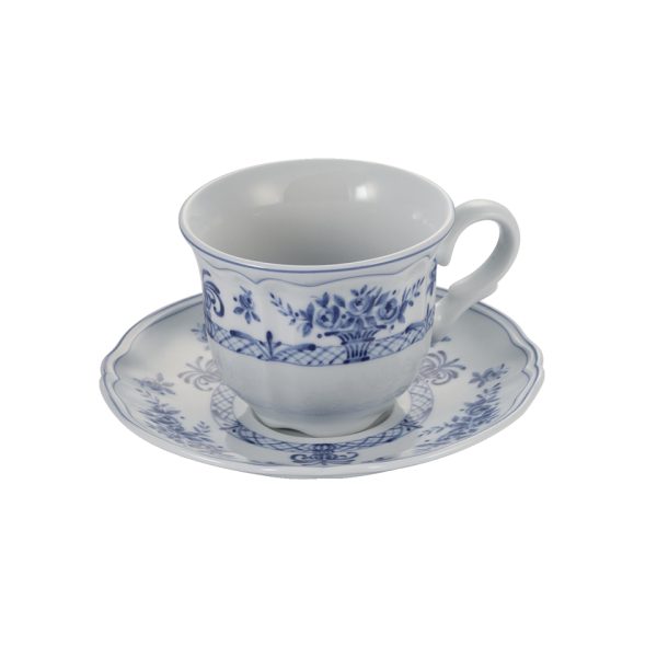 Кофейное блюдце white, blue LNAN032BL152120 — изображение 2