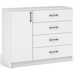 Комод «Чикаго» 1д4ящ, белый
