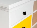 Комод Reina белый, желтый, бунратти — изображение 3