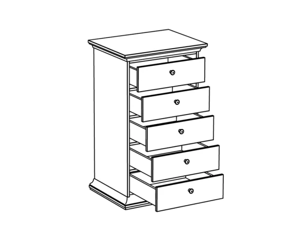 Комод Reina белый — изображение 4