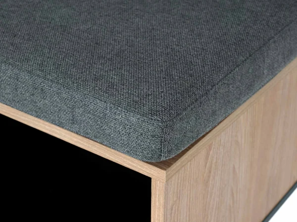 Комод со скамьей слева Look черный, робиния брэнсон — изображение 4