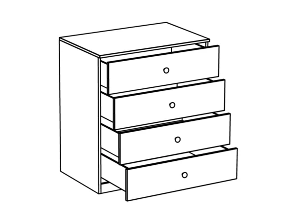 Комод Uno капучино — изображение 3