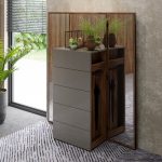 Комод высокий с зеркалом AVILA