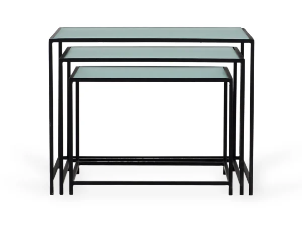 Комплект из 3-х журнальных столов Kondo черный — изображение 4