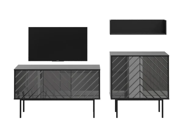 Композиция Boho 1 серый, черный — изображение 2