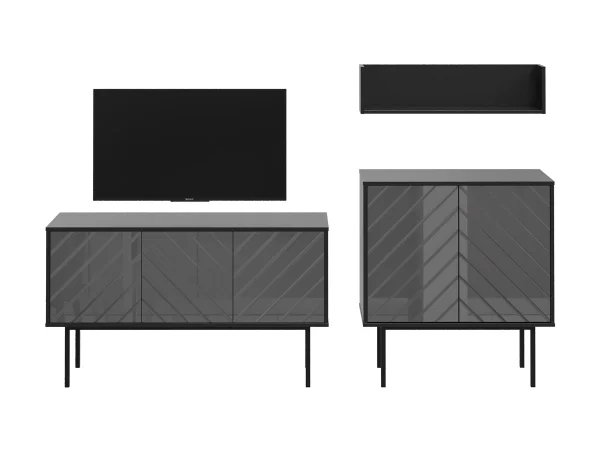 Композиция Boho 1 серый, черный — изображение 2