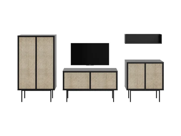 Композиция Boho 2 зеленый, черный — изображение 2