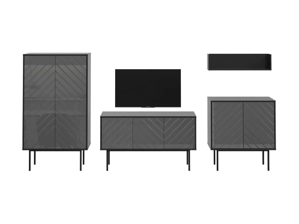 Композиция Boho 2 серый, черный — изображение 2