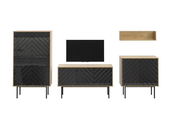 Композиция Boho 2 черный, дуб корбридж — изображение 2