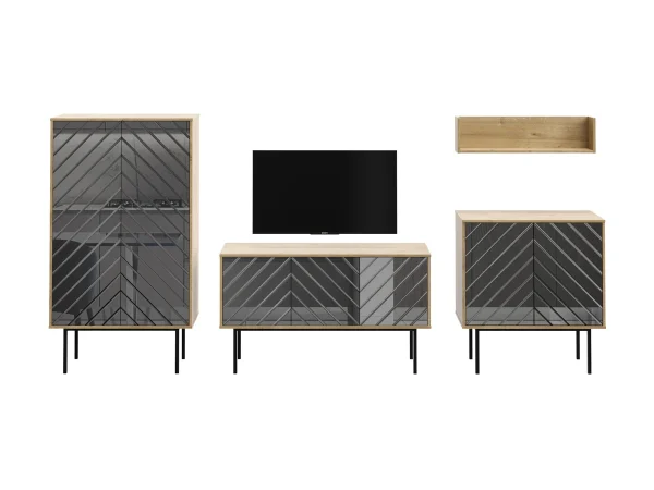 Композиция Boho 2 серый, дуб корбридж — изображение 2