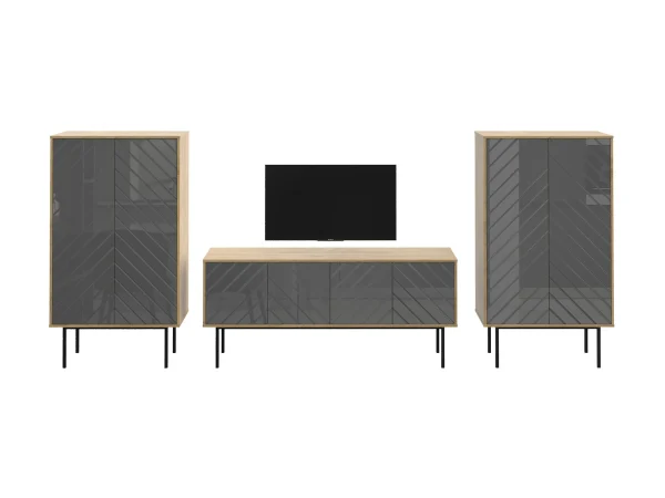 Композиция Boho 5 серый, дуб корбридж — изображение 2