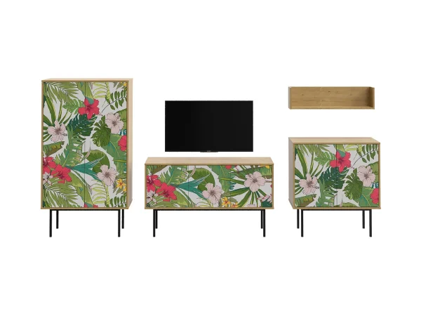 Композиция Boho Color 2 дуб корбридж, с принтом — изображение 2